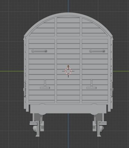 H0 1-87 scale Gr 20 freight car 3D print model_3