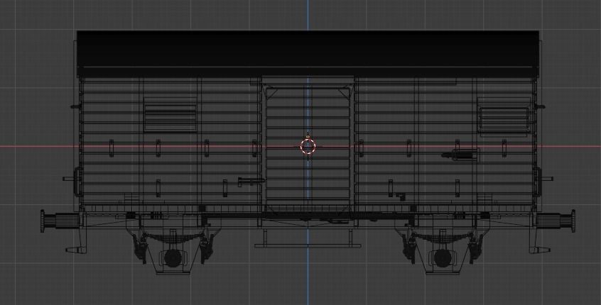 H0 1-87 scale Gr 20 freight car 3D print model_2