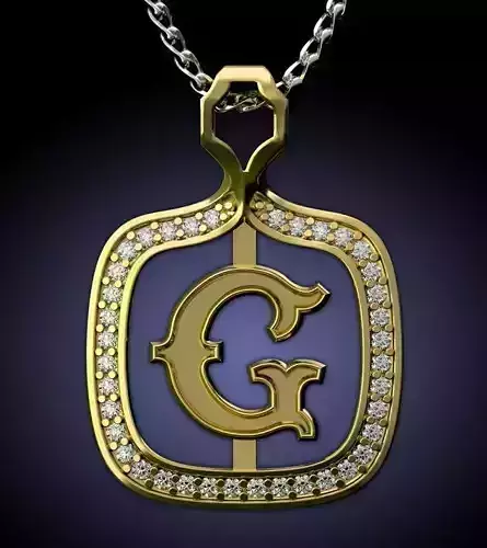 G Letter Pendant