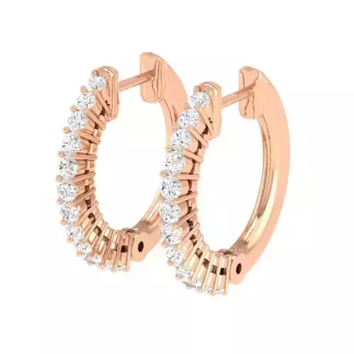 Women Earrings 3dm stl render detail 