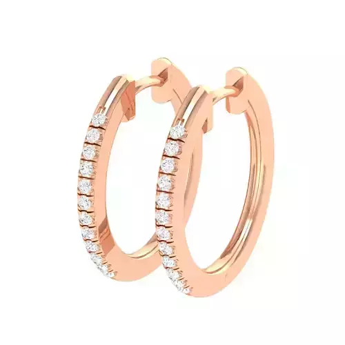 Women Earrings 3dm stl render detail 