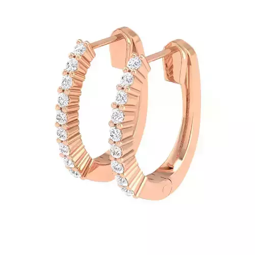 Women Earrings 3dm stl render detail 