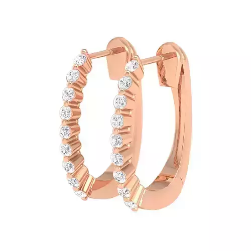 Women Earrings 3dm stl render detail 