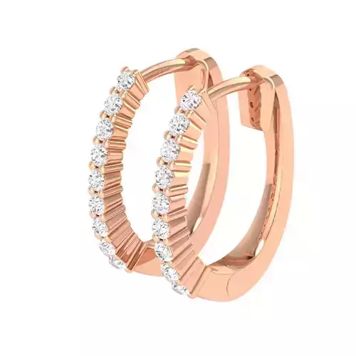 Women Earrings 3dm stl render detail 