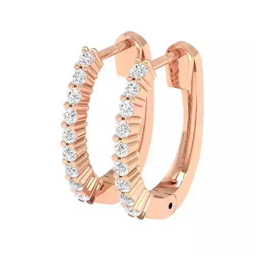 Women Earrings 3dm stl render detail 