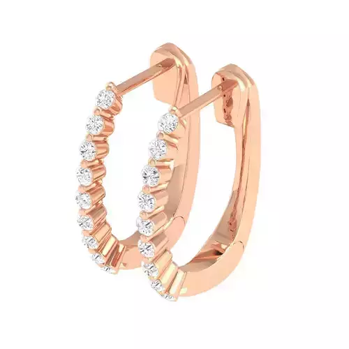 Women Earrings 3dm stl render detail 