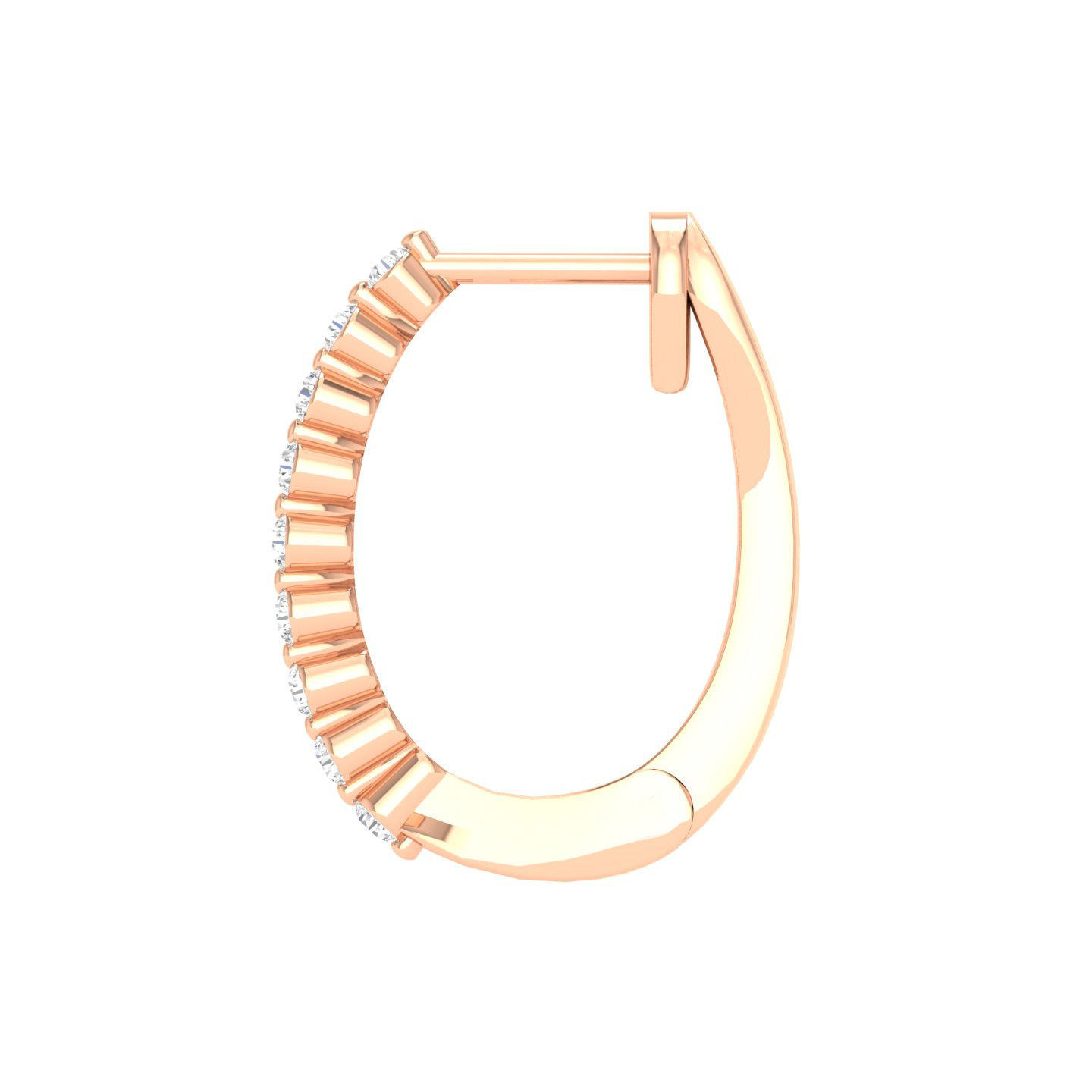 Women Earrings 3dm stl render detail 3D print model_2