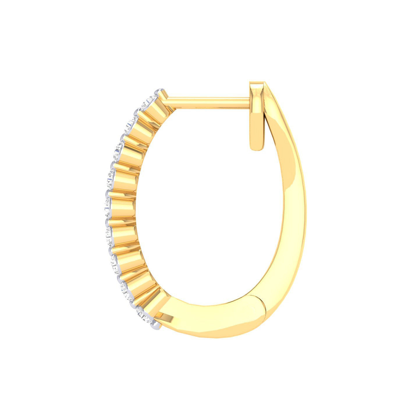 Women Earrings 3dm stl render detail 3D print model_7