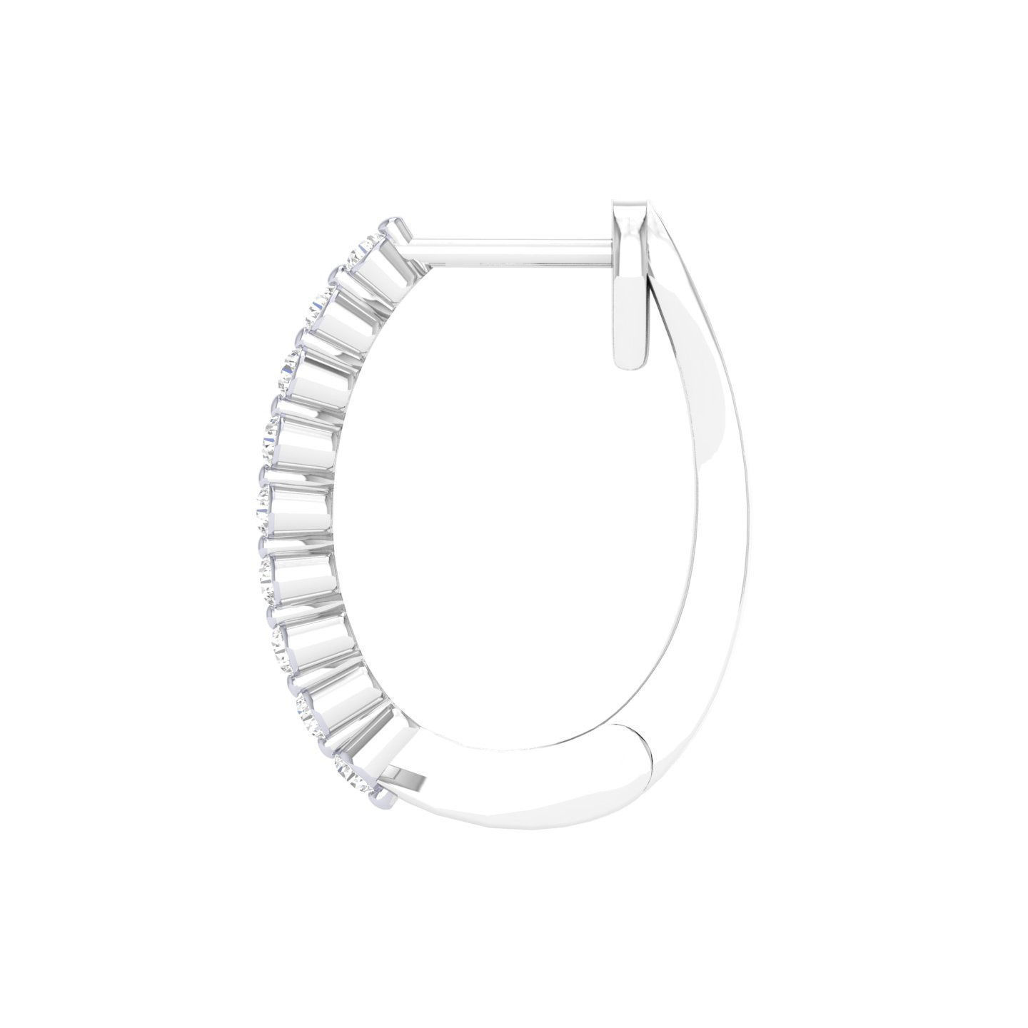 Women Earrings 3dm stl render detail 3D print model_4