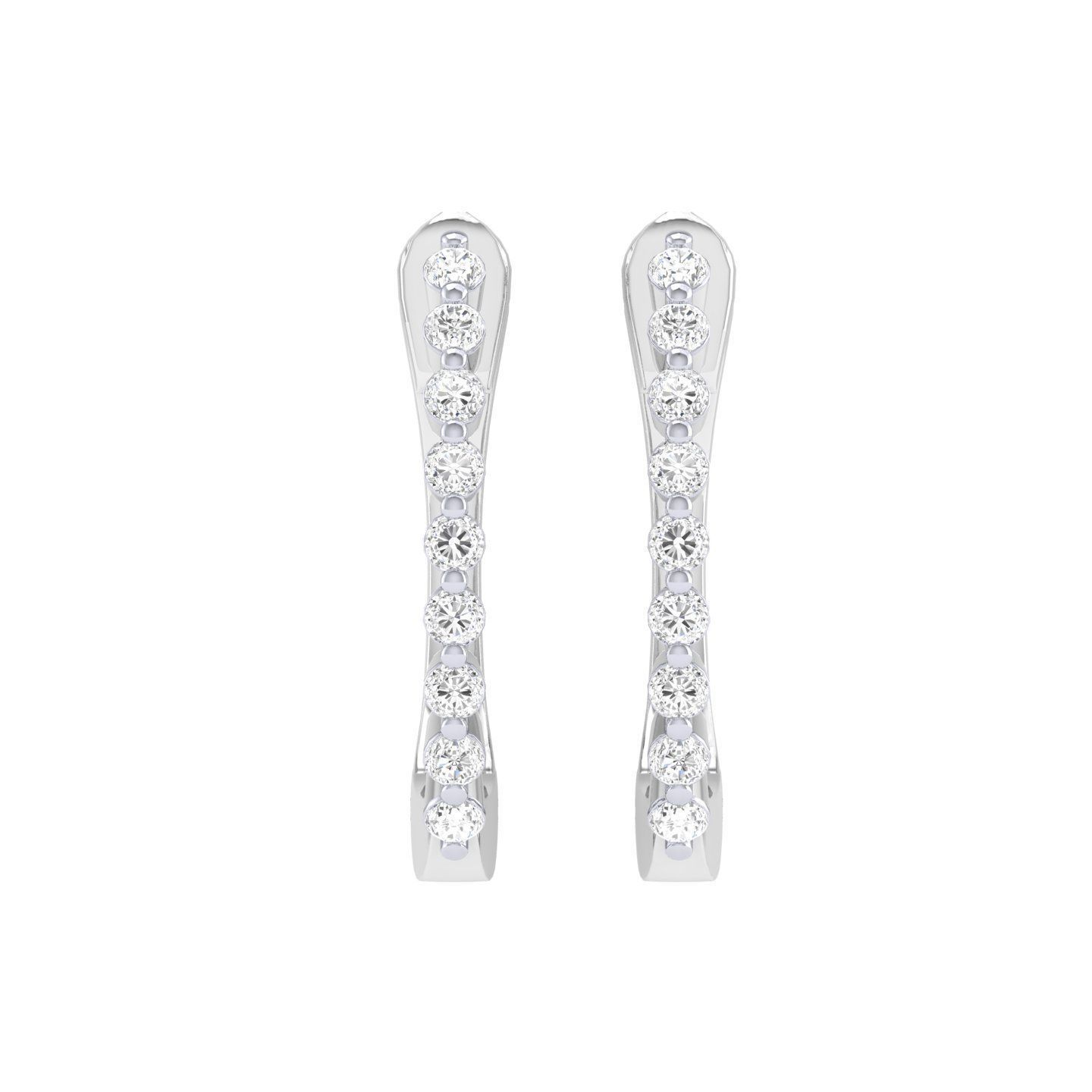 Women Earrings 3dm stl render detail 3D print model_3