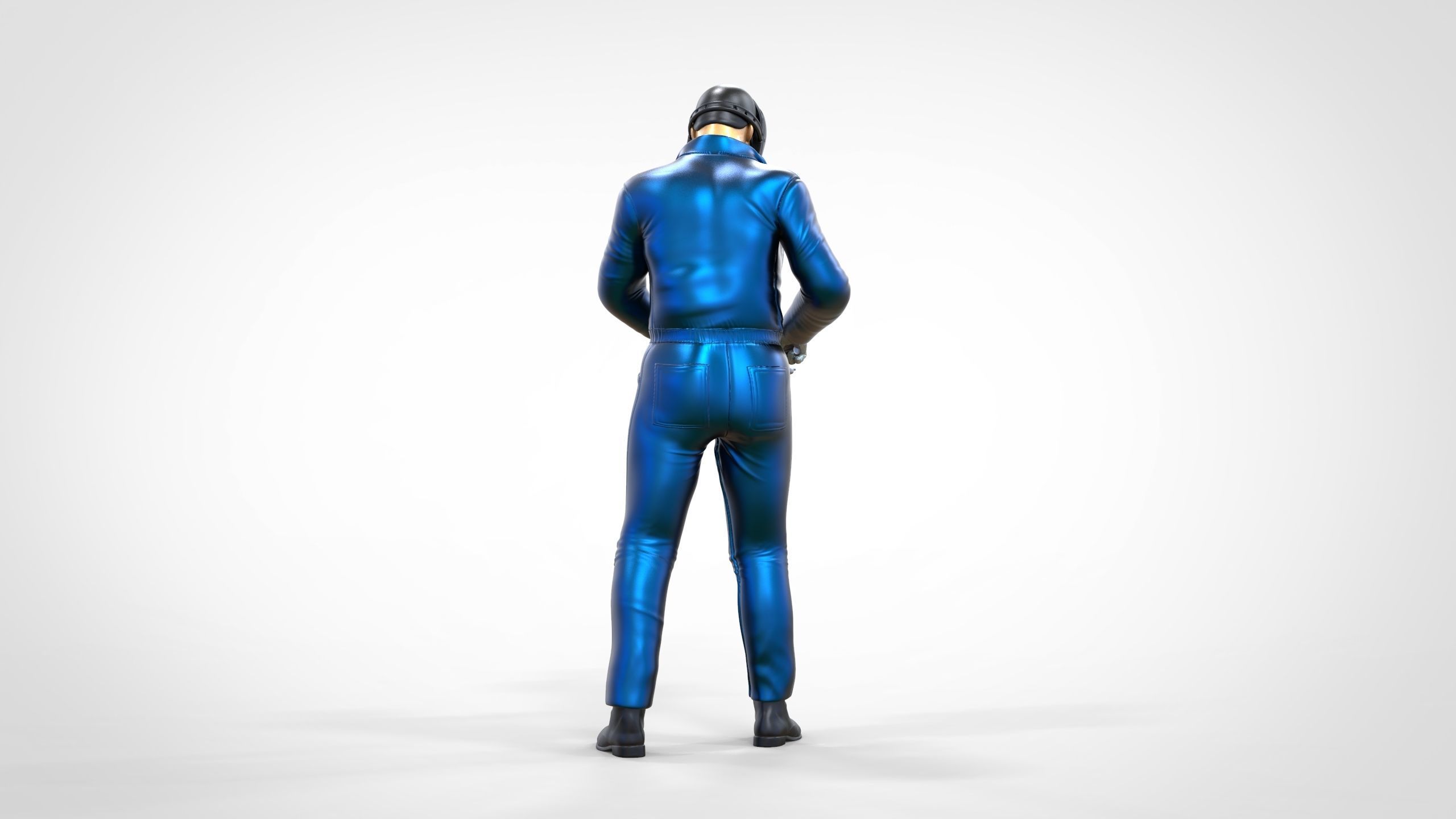 N7 Mechanic working with Grinder 3D print model_7