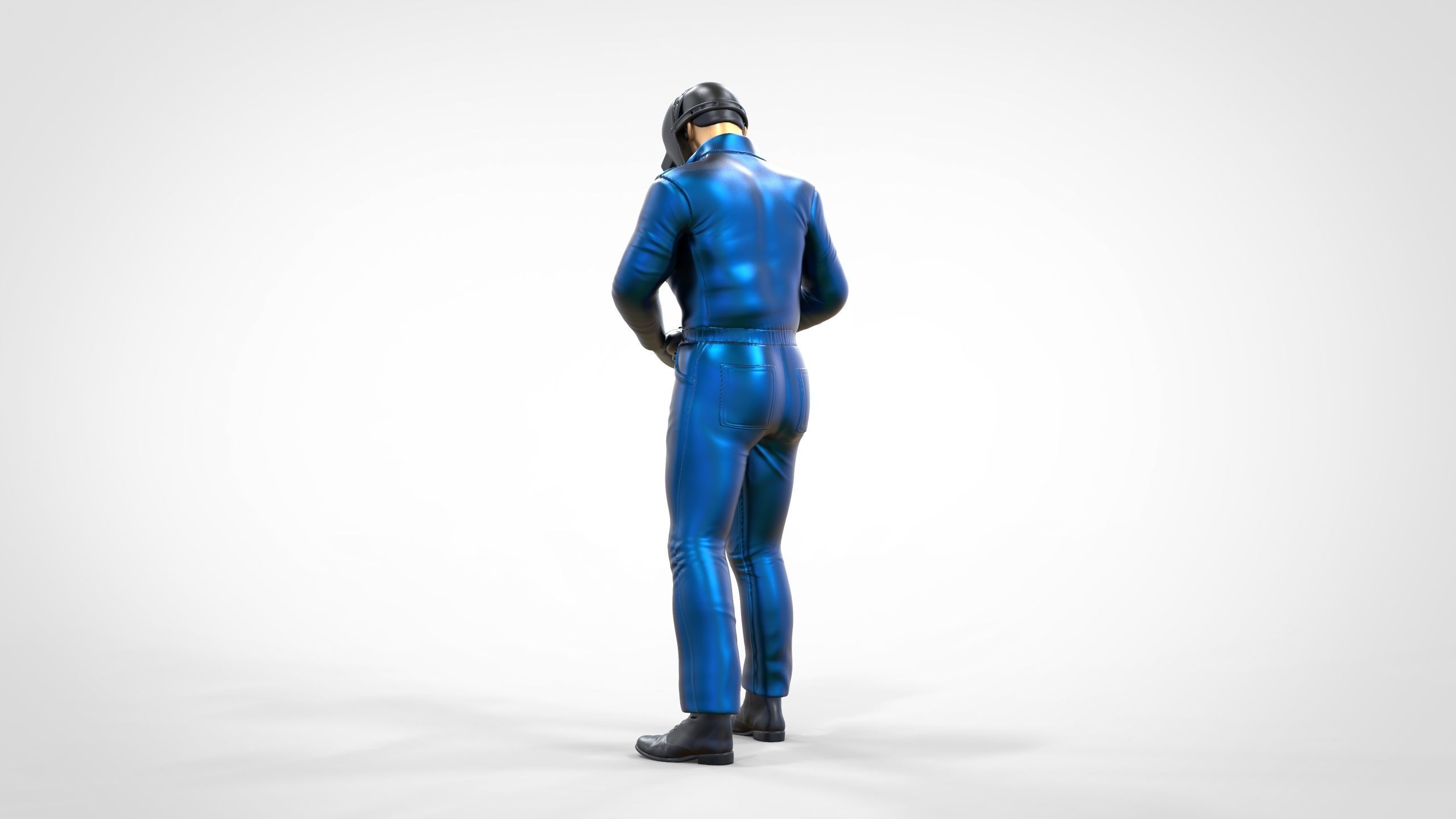 N7 Mechanic working with Grinder 3D print model_1