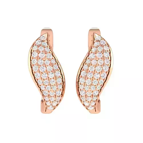 Women Earrings 3dm stl render detail 