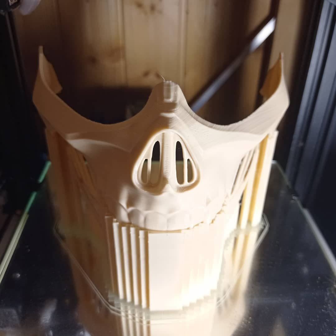Erron Black mask from Mortal Kombat 11 - Dead Rider 3D print model_19