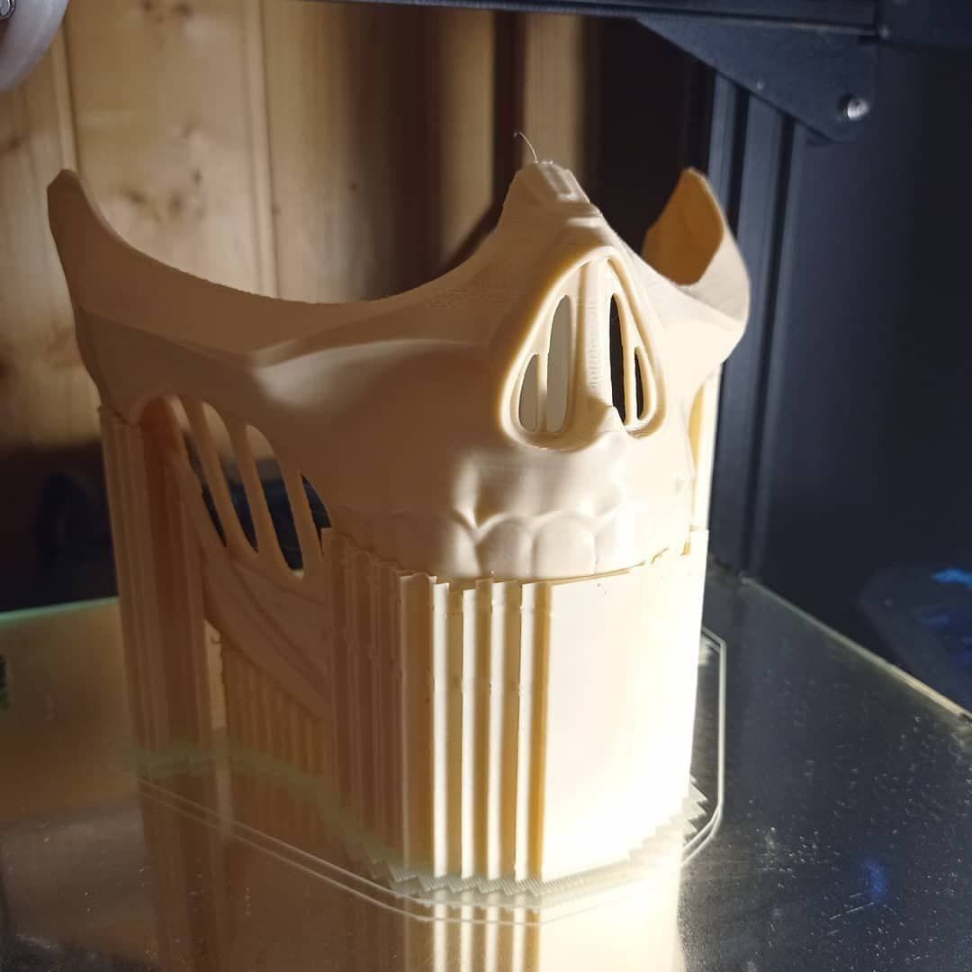 Erron Black mask from Mortal Kombat 11 - Dead Rider 3D print model_20