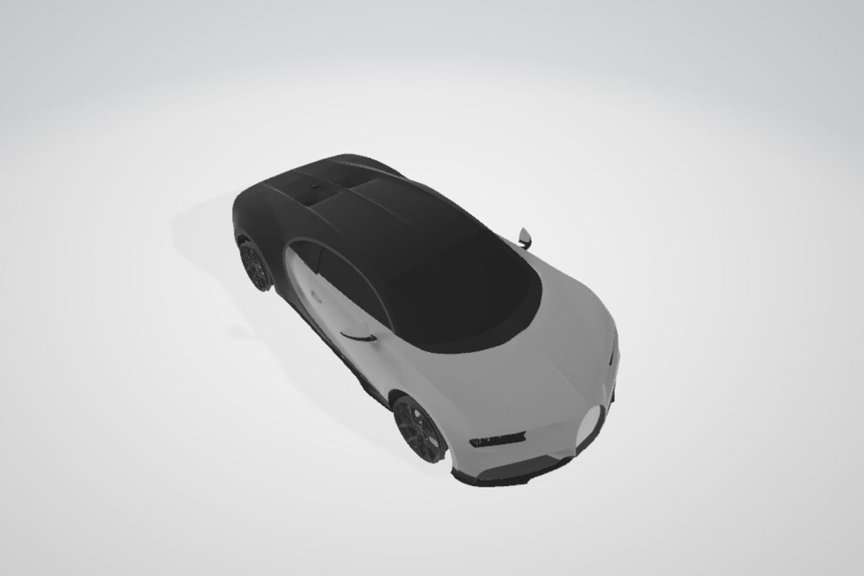 Bugatti Chiron Free 3D model_3