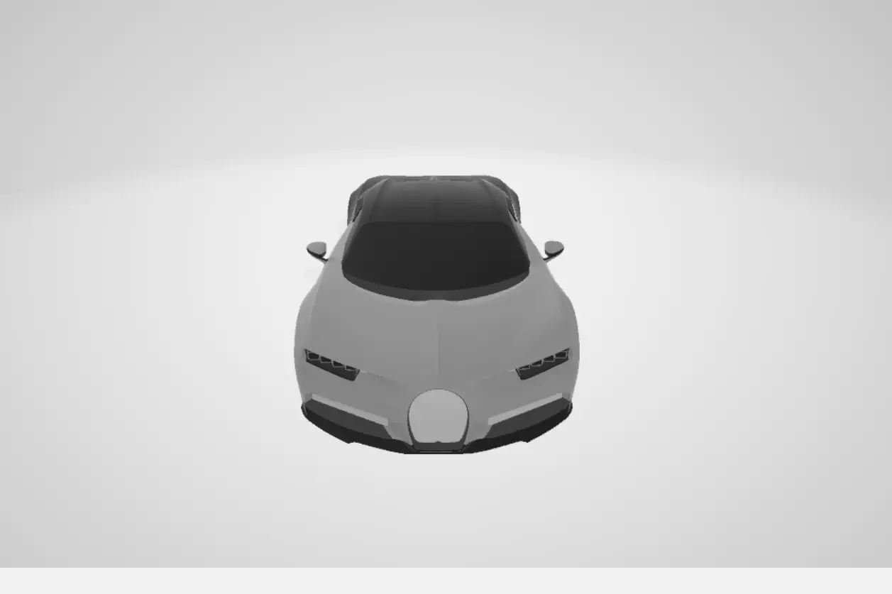 Bugatti Chiron Free 3D model_0