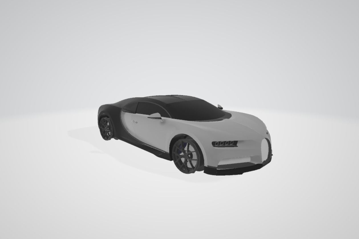 Bugatti Chiron Free 3D model_1