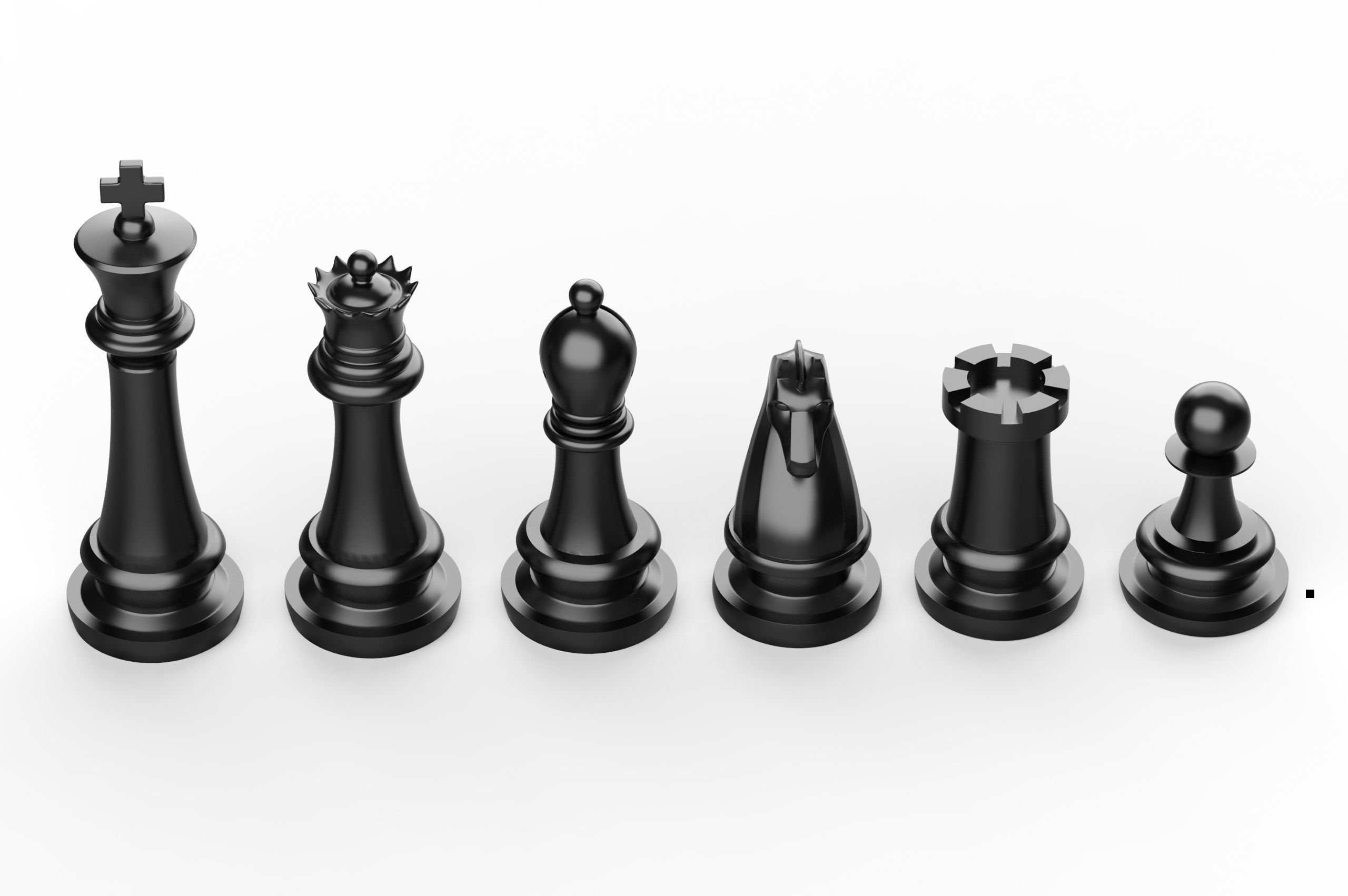Complete Chess Pieces 3D print model_6