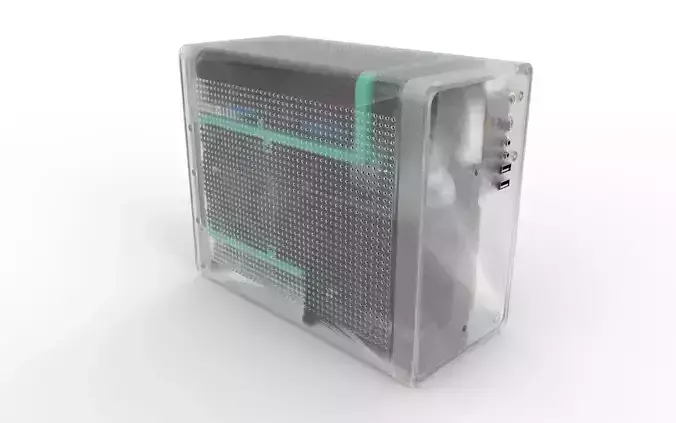 Heartcase V1 Printable ITX case 3D print model