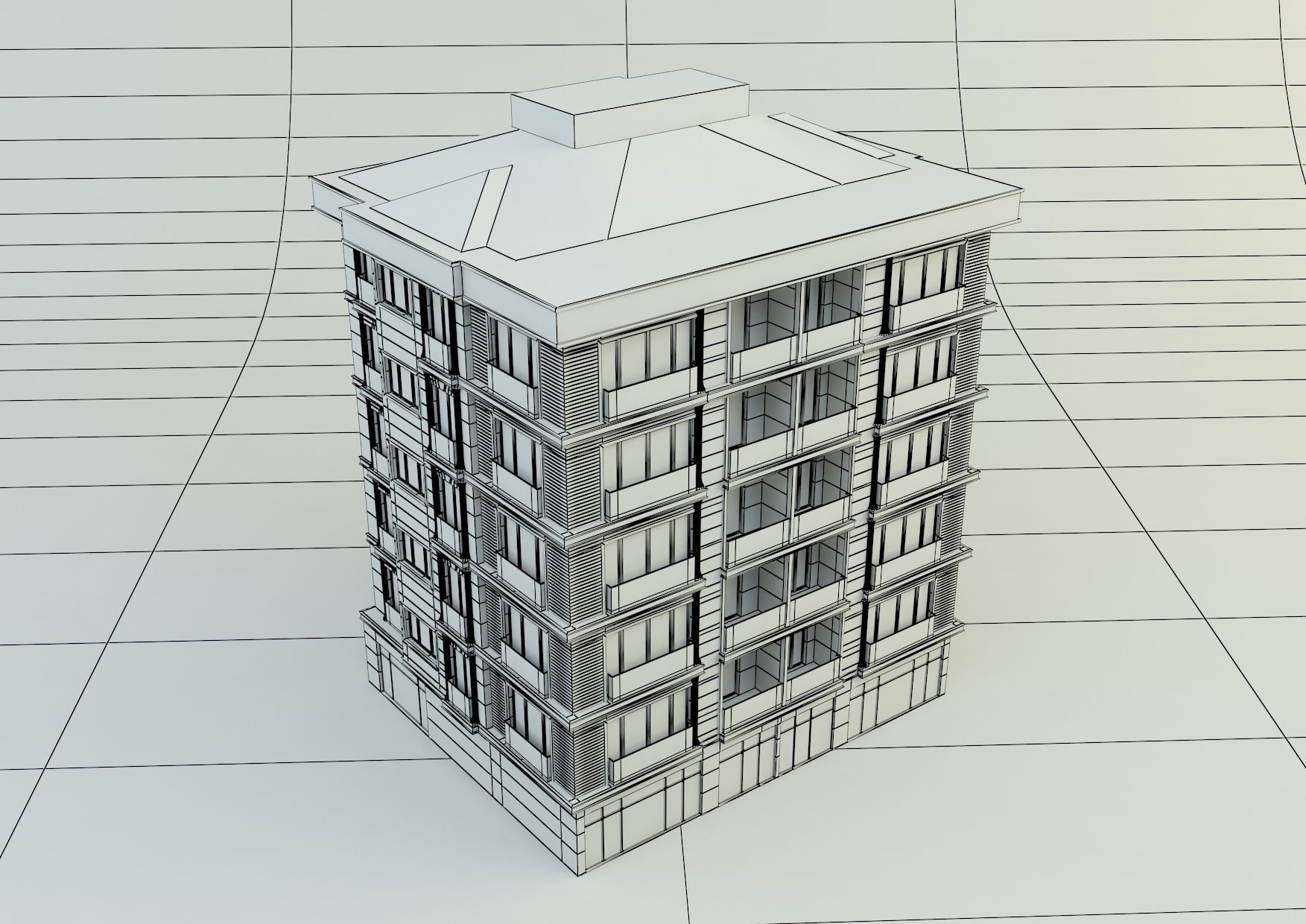 building 10 3d model 3D model_16