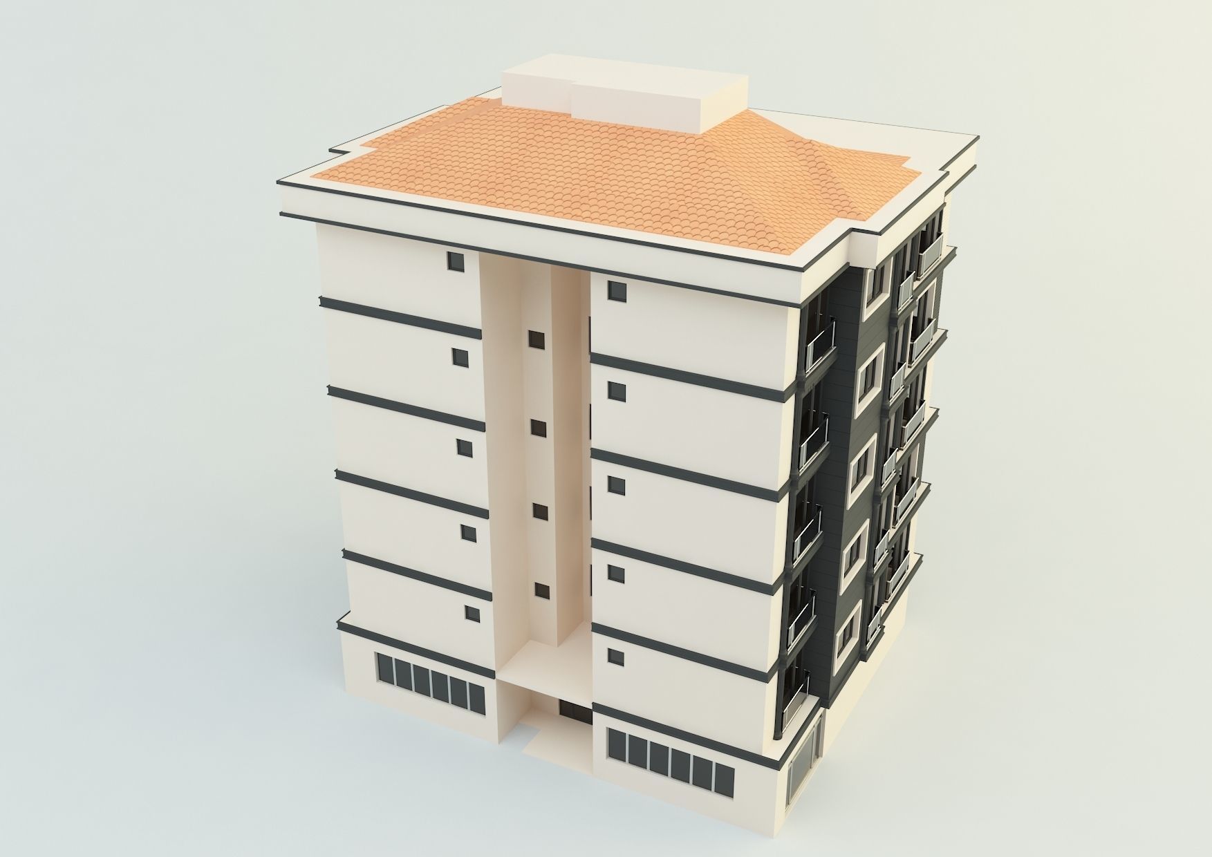 building 10 3d model 3D model_3