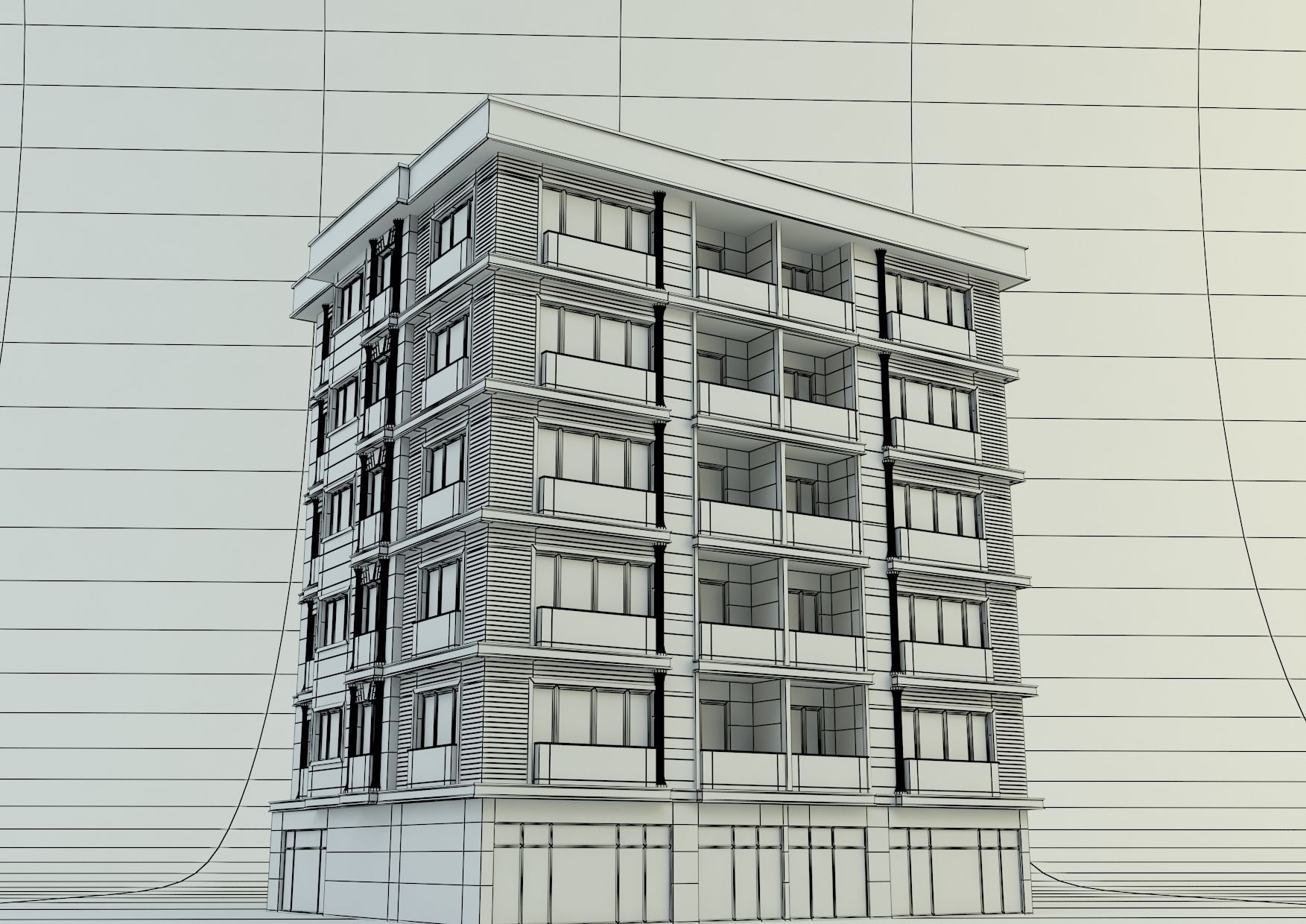 building 10 3d model 3D model_13