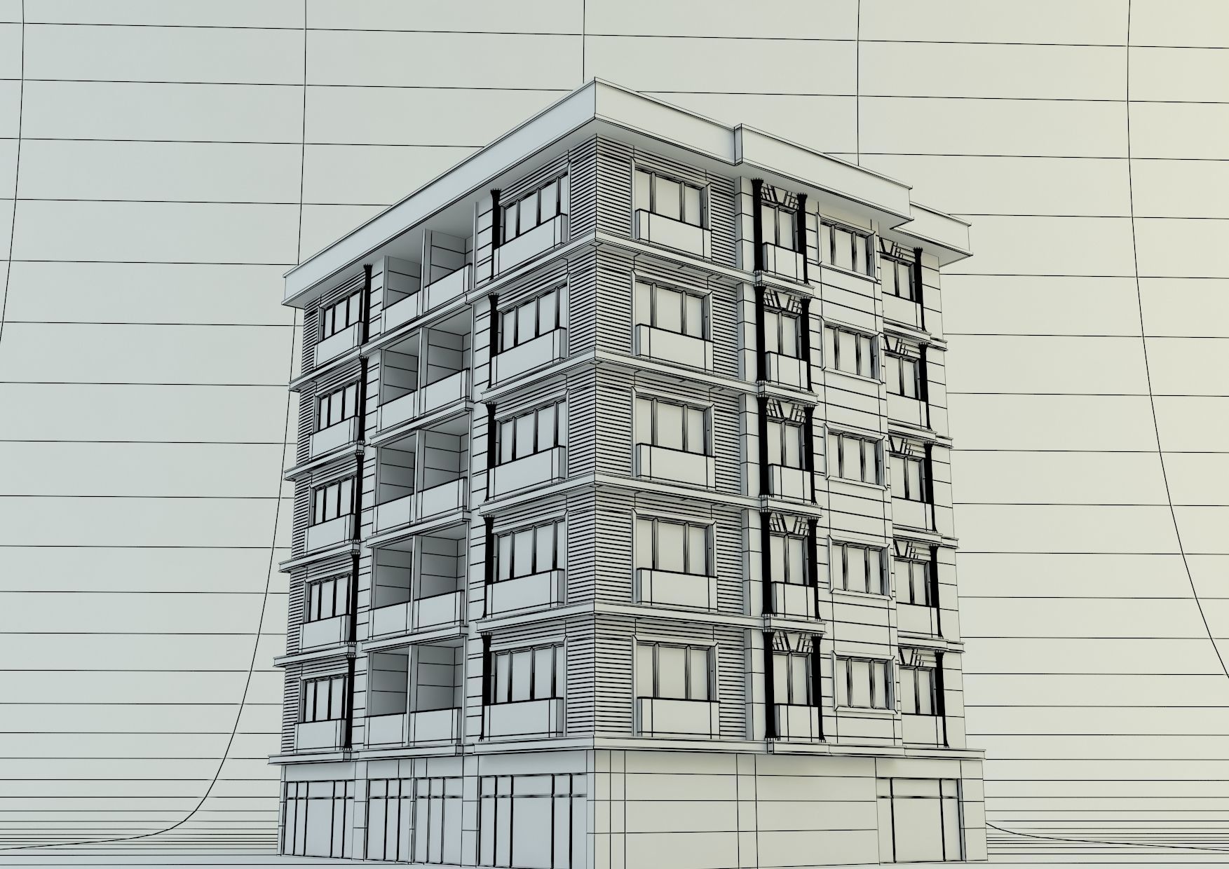 building 10 3d model 3D model_14