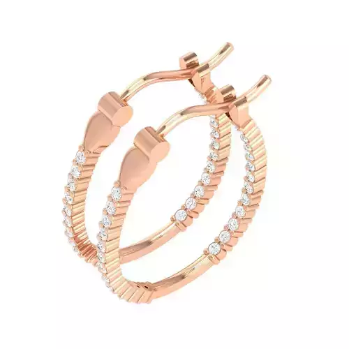 Women Earrings 3dm stl render detail 