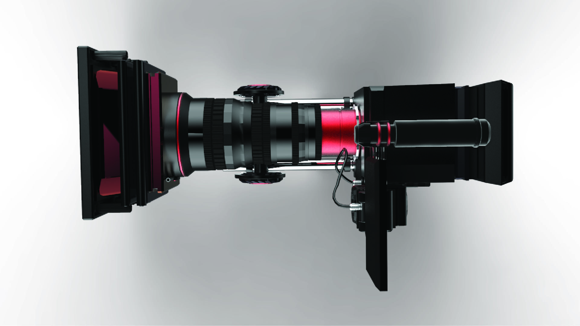 RED DRAGON X10 Camera Low-poly 3D model_9