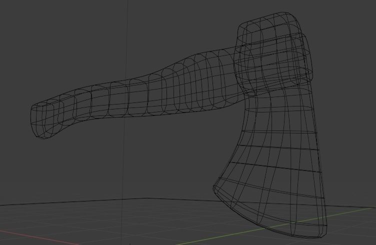 axe hatchet 3D model_2