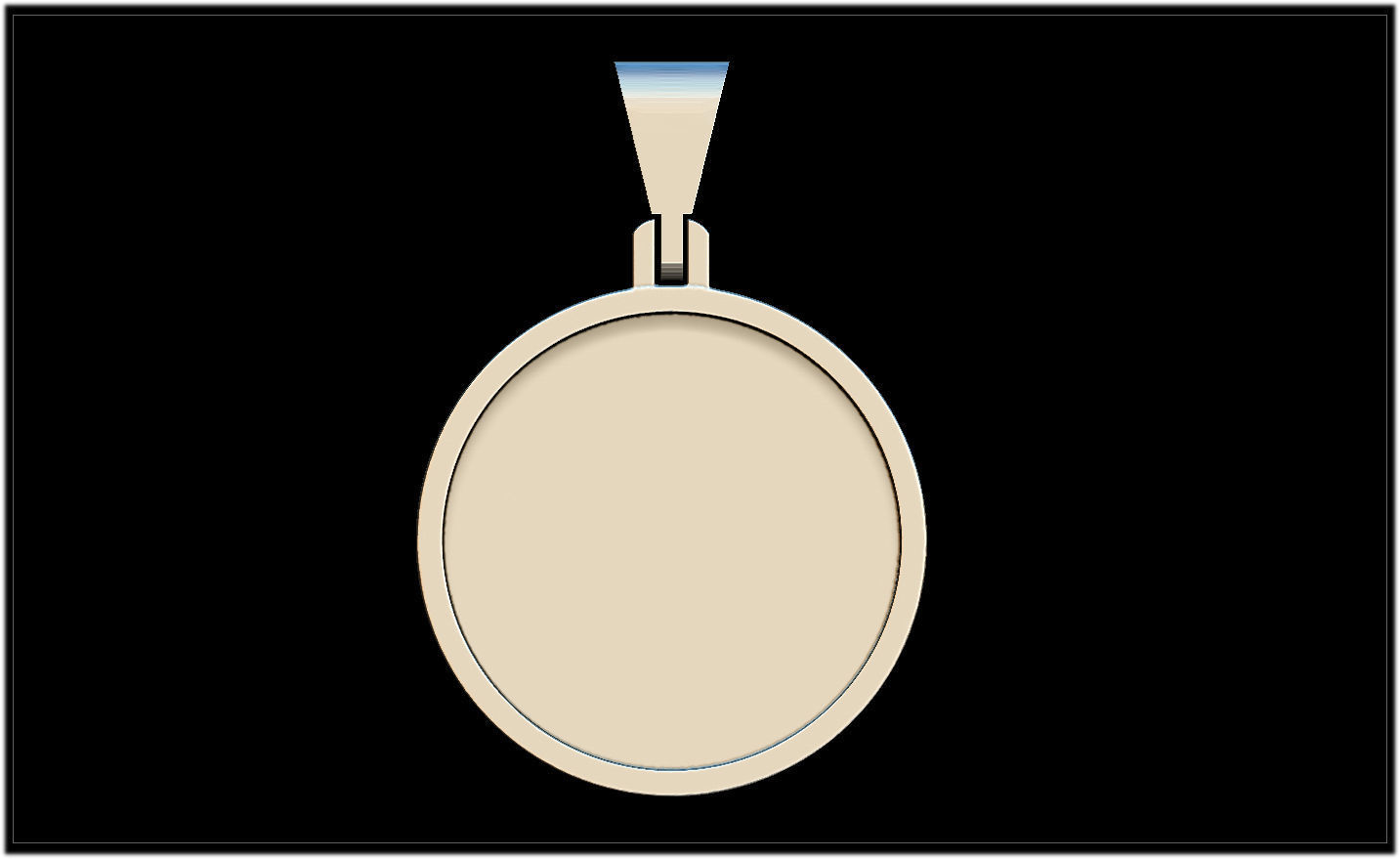 Owl medal 3D print model_4