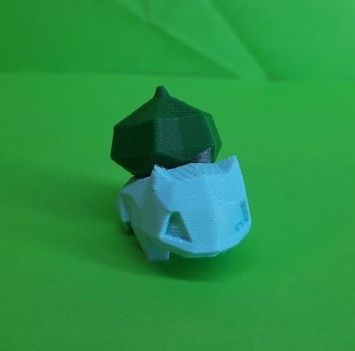 Bulbasaur Low Poly Pokemon 3D print model