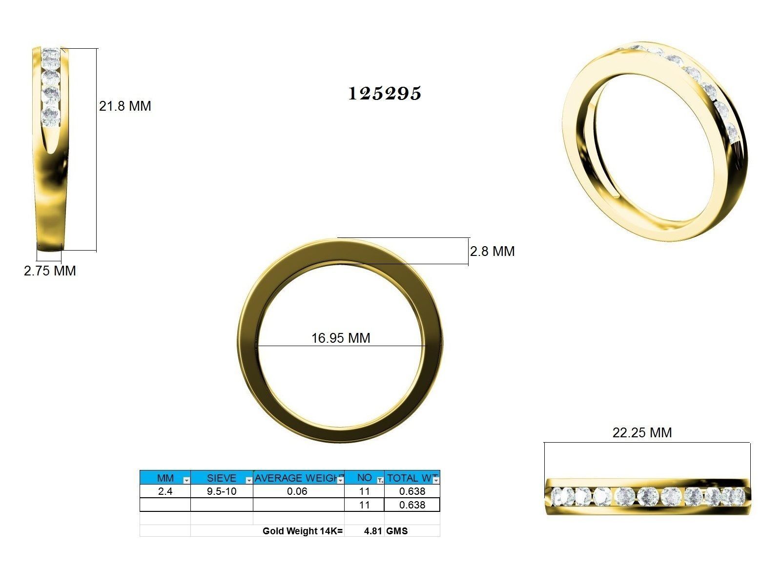 Ring - 125295 3D print model_12