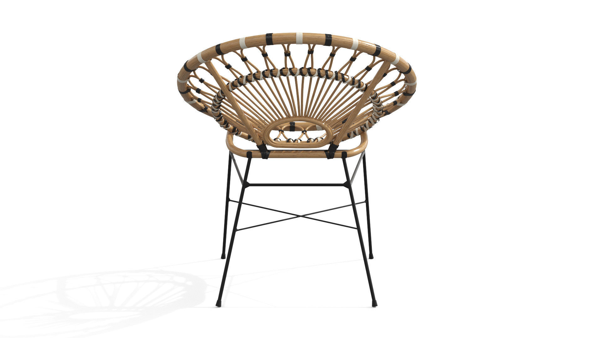 Daisy Lounge Chair Low-poly 3D model_6