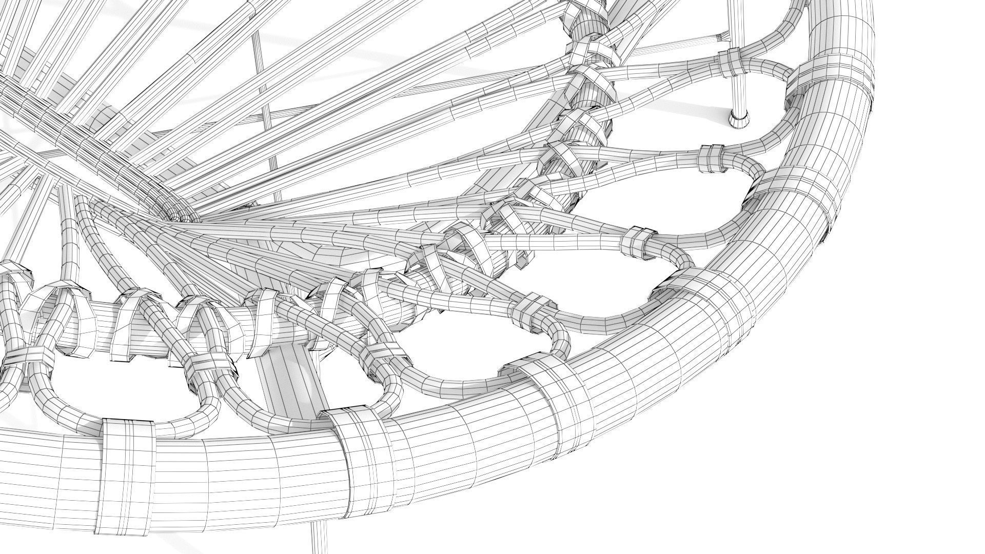 Daisy Lounge Chair Low-poly 3D model_14