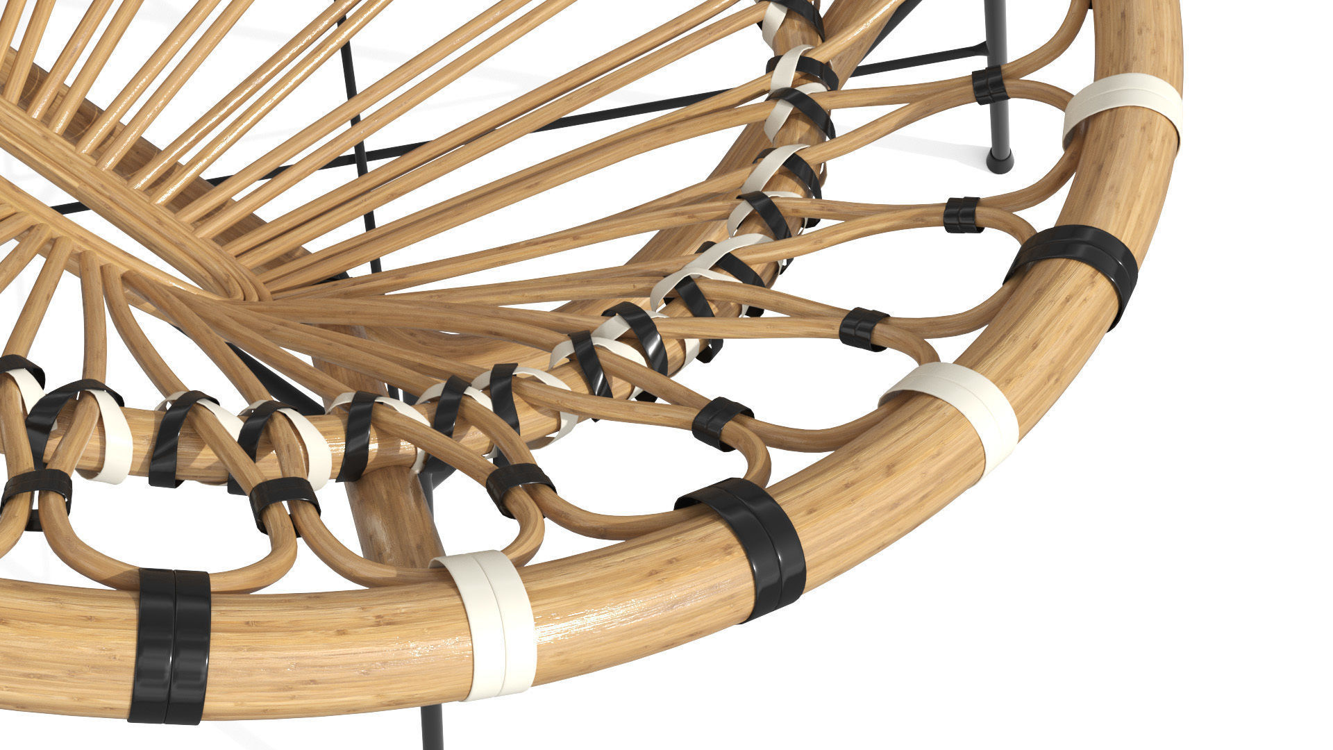 Daisy Lounge Chair Low-poly 3D model_7