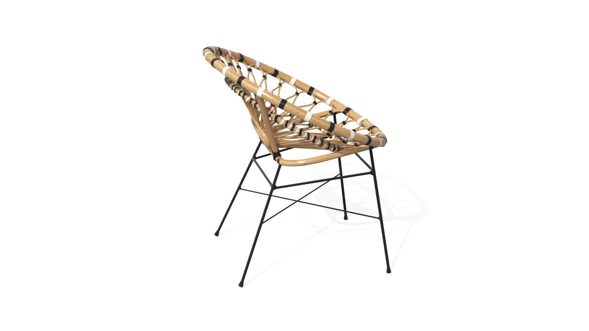 Daisy Lounge Chair Low-poly 3D model_25