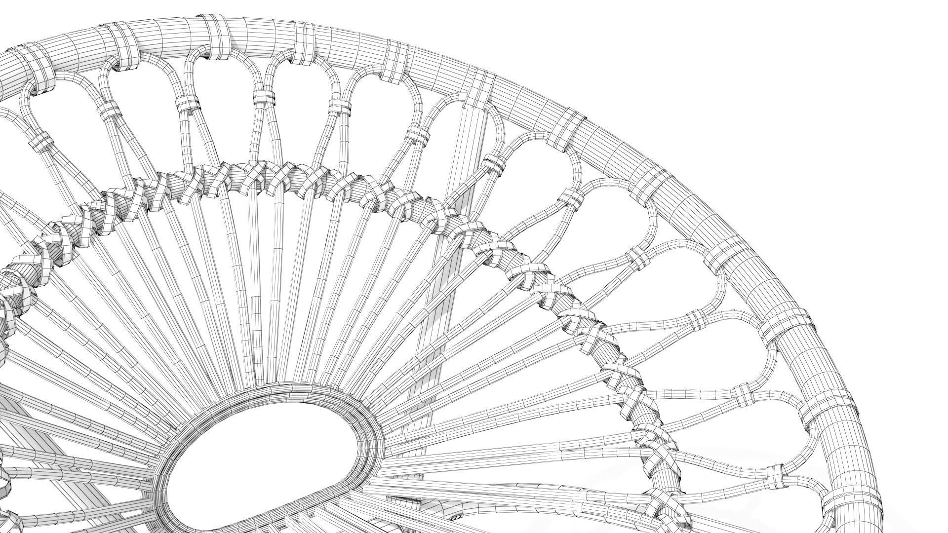 Daisy Lounge Chair Low-poly 3D model_13