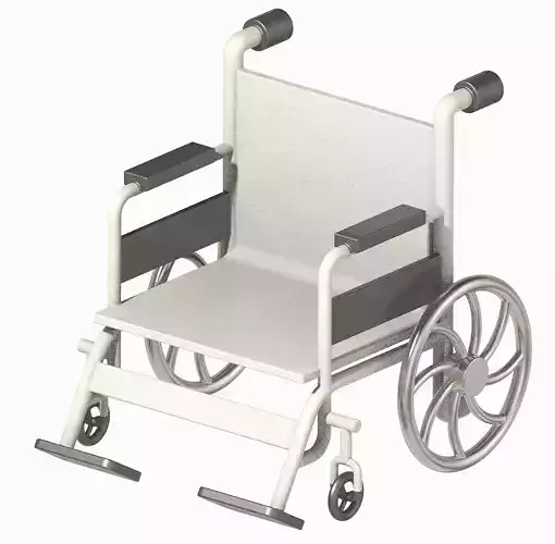 Medical Wheelchair 3D print model