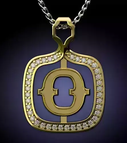 O Letter Pendant