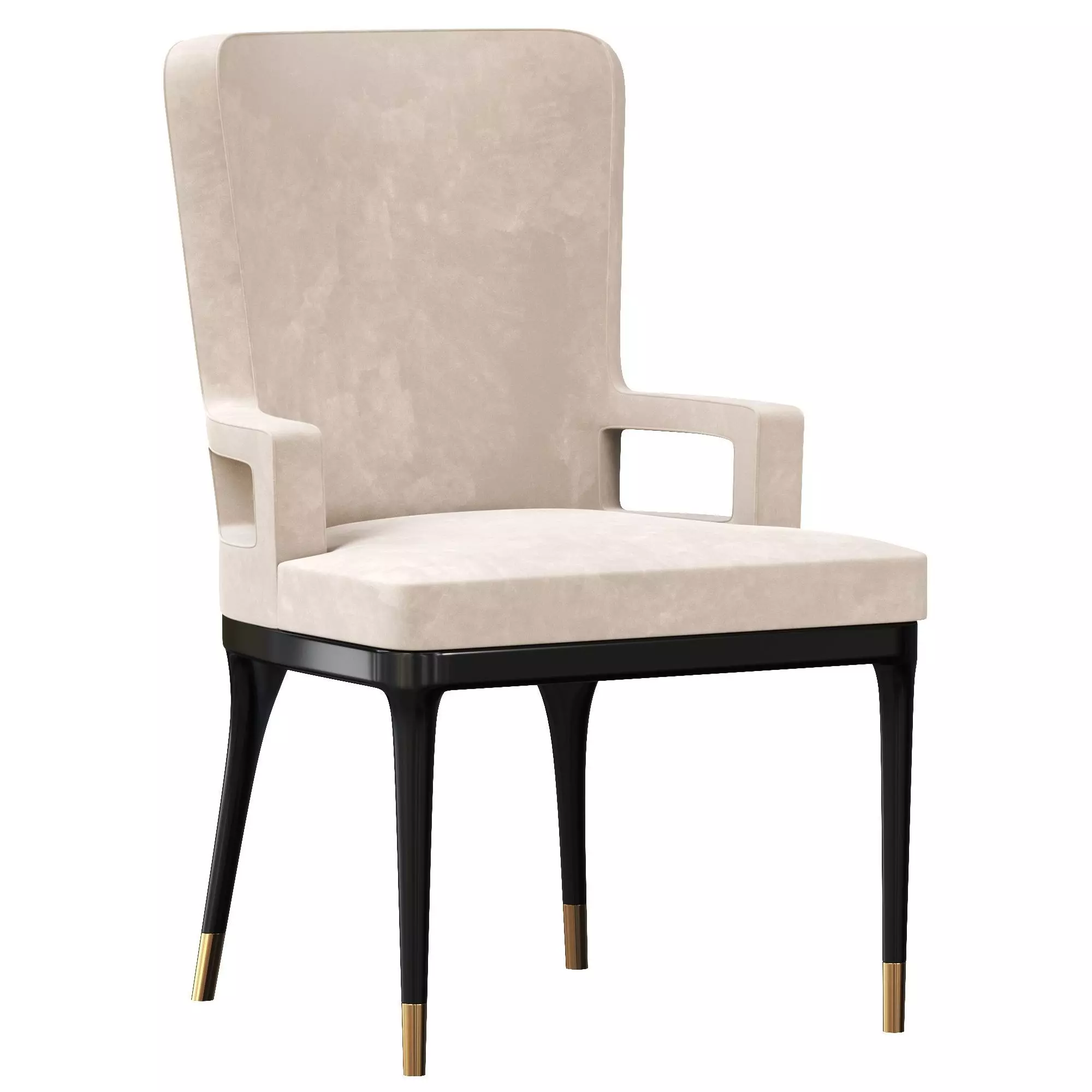 Pair of Armchairs attributed to Tommi Parzinger 3D model