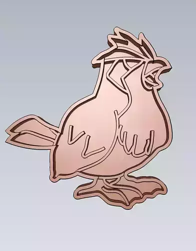 Pokemon Pidgey Cookie Cutter Stamp Cake Decorating