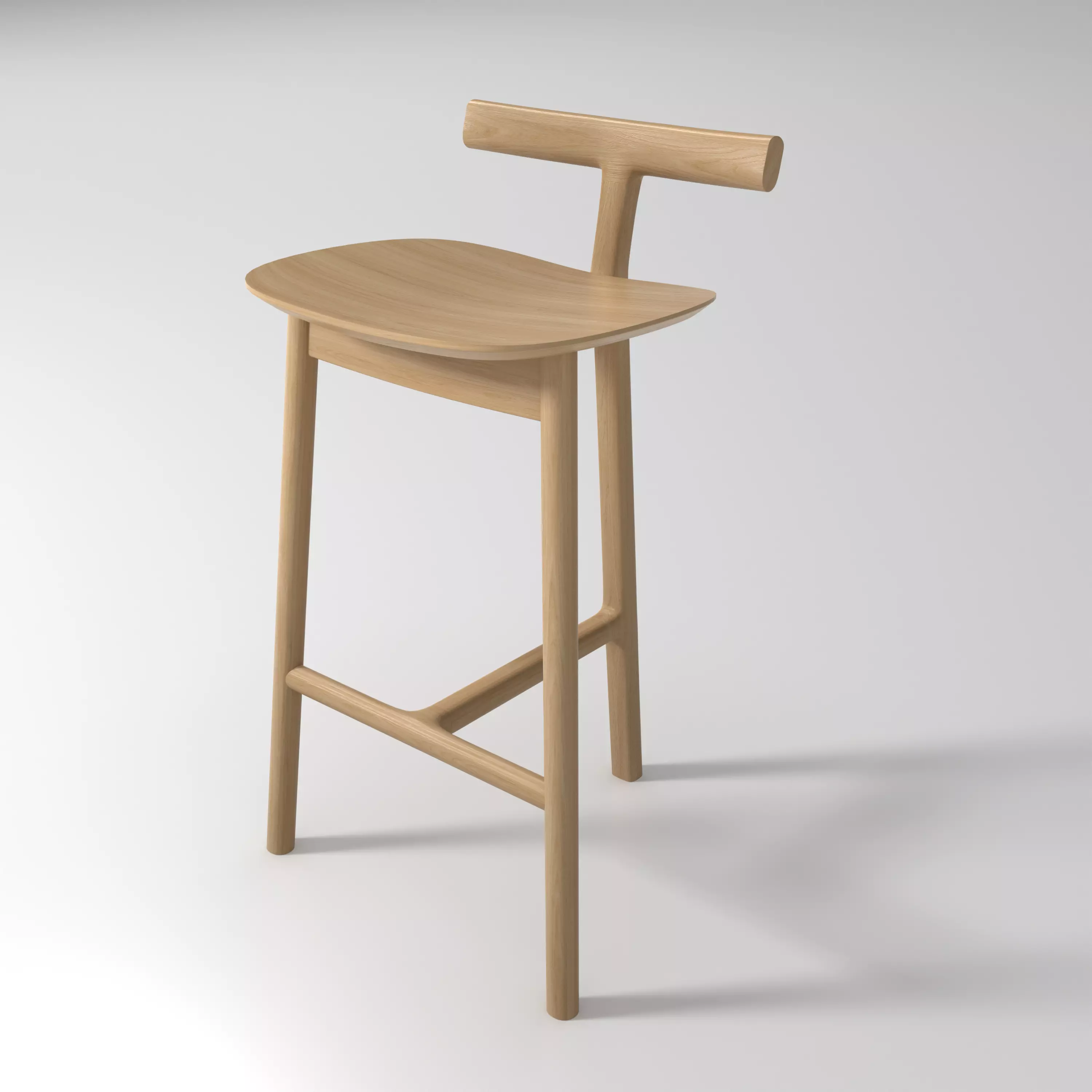 Bar chair Stool 3d model  3D model_0