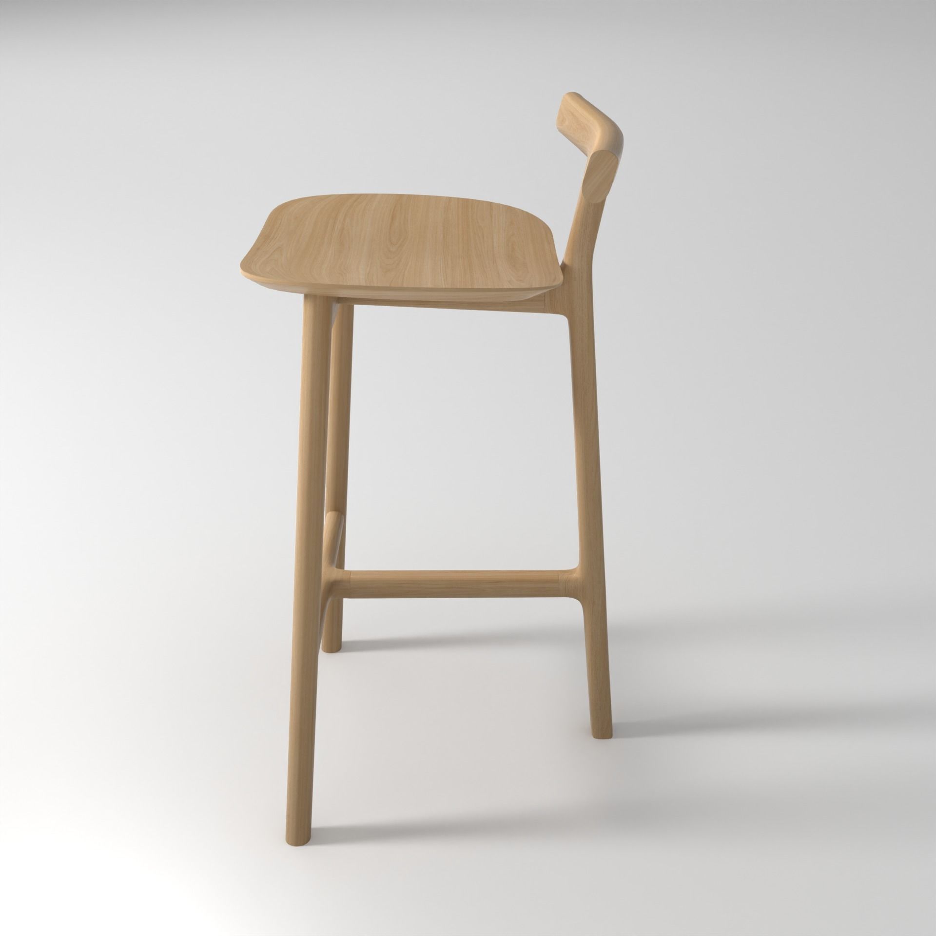 Bar chair Stool 3d model  3D model_5