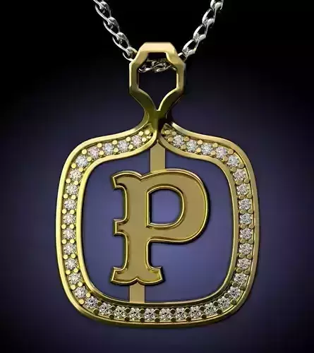 P Letter Pendant