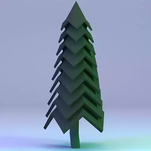 Low Poly Polygon Tree 1 