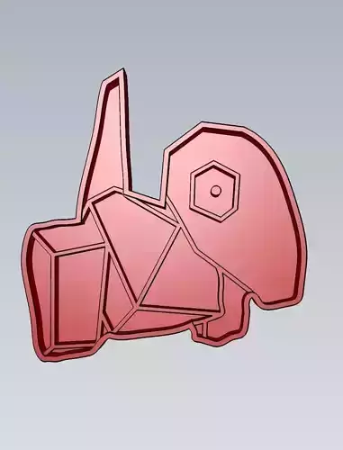 Pokemon Porygon Cookie Cutter Stamp Cake Decorating