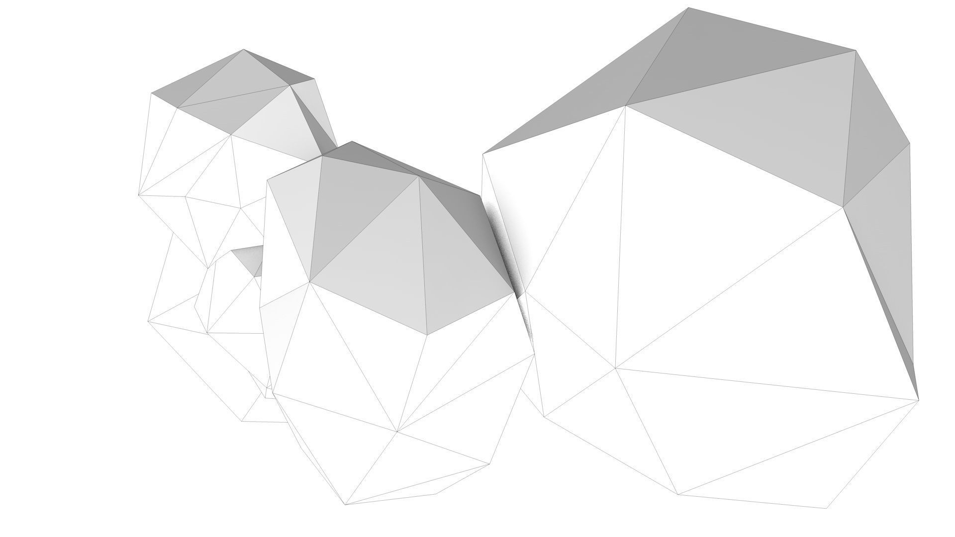 Low Poly Polygon Tree 4 Low-poly 3D model_12