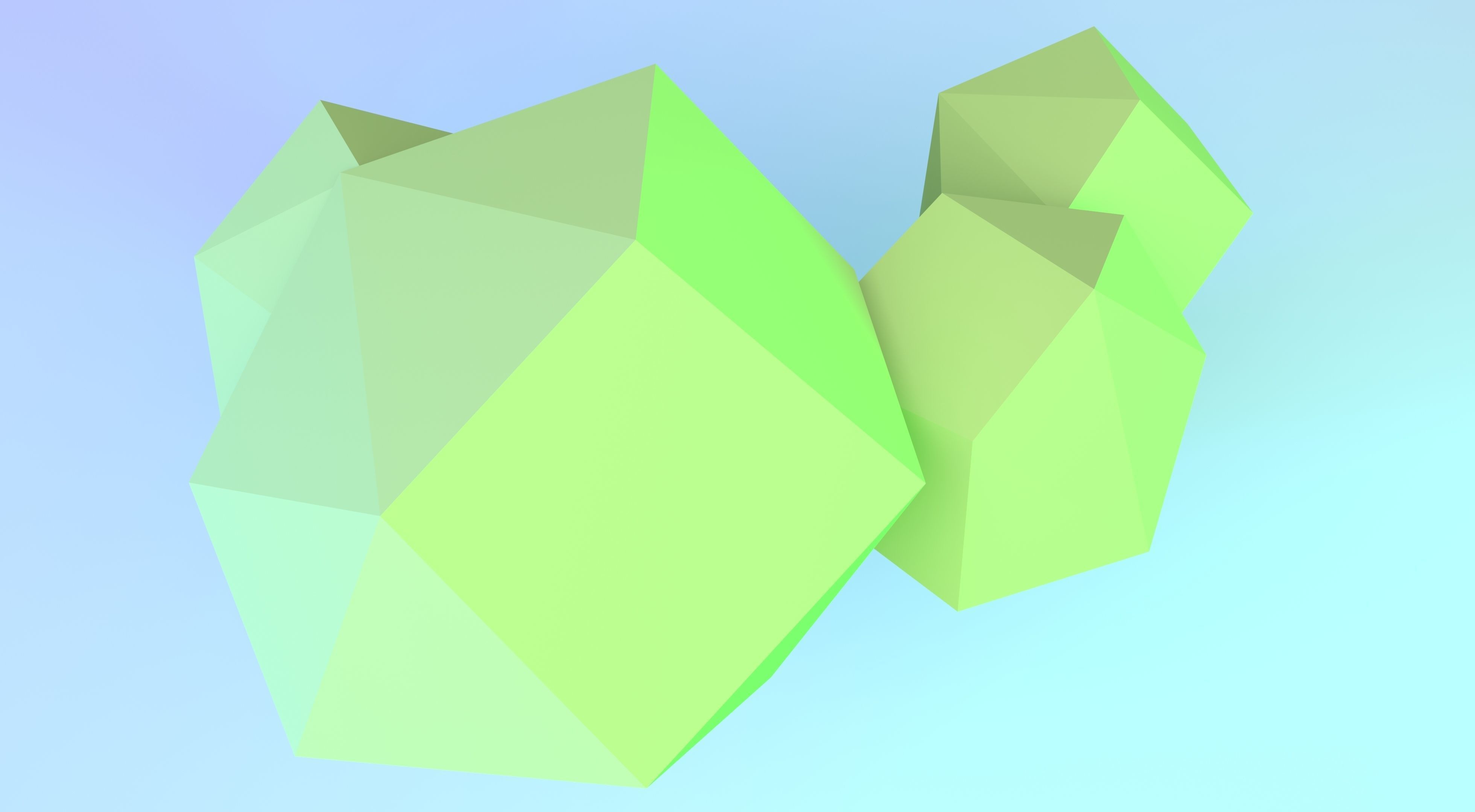 Low Poly Polygon Tree 5 Low-poly 3D model_5